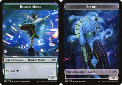 Human Monk (010) // Spirit (002) Double-Sided Token - Foil