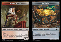 Human Rogue (0002) // Treasure (0018) Double-Sided Token - Foil