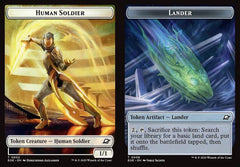 Human Soldier (0002) // Lander (0008) Double-Sided Token