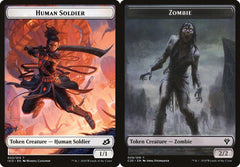 Human Soldier (003) // Zombie (009) Double-Sided Token