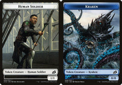 Human Soldier (004) // Kraken (006) Double-Sided Token - Foil