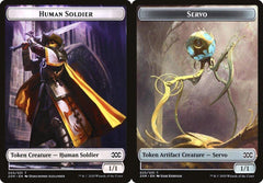 Human Soldier (005) // Servo (025) Double-Sided Token - Foil