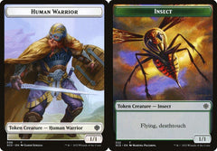 Human Warrior (006) // Insect (022) Double-Sided Token