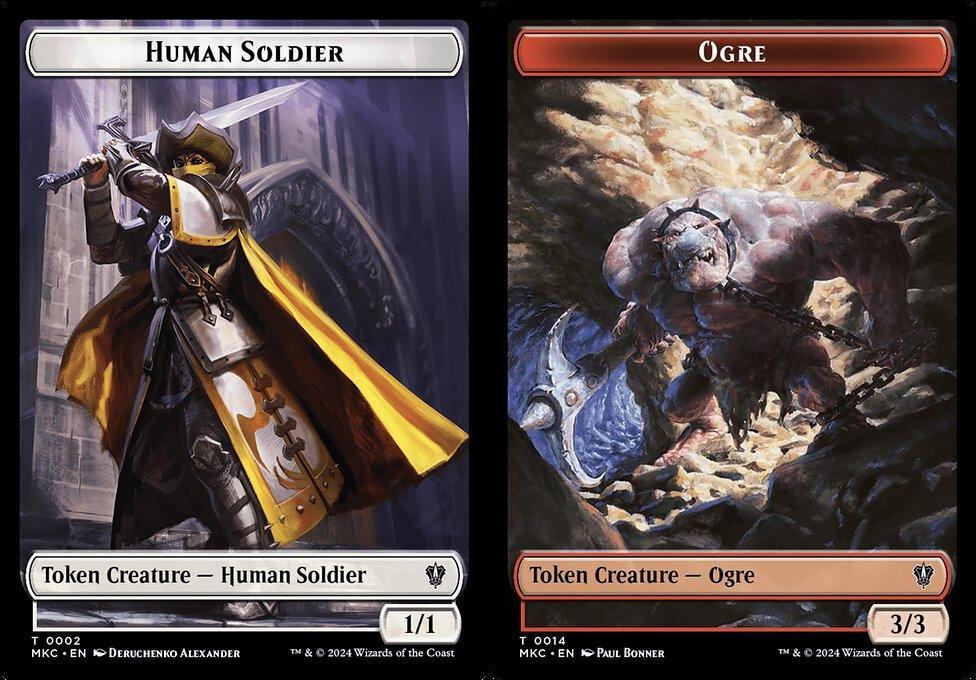 Human (0002) // Ogre (0014) Double-Sided Token