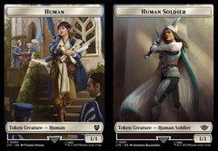 Human (0004) // Human Soldier (0001) Double-Sided Token