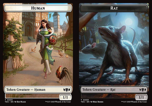 Human (0005) // Rat (0009) Double-Sided Token