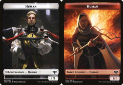 Human (001) // Human (010) Double-Sided Token - Foil