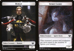 Human (001) // Spirit Cleric (004) Double-Sided Token - Foil