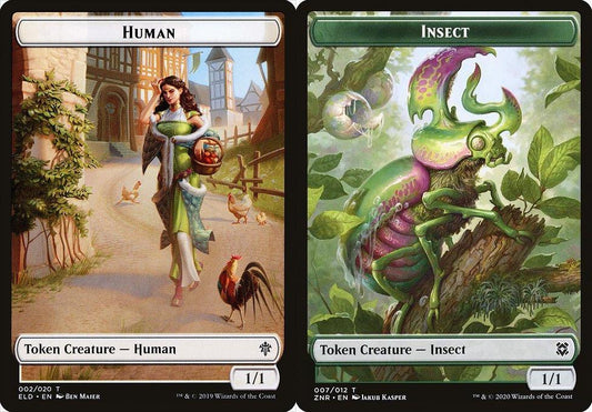 Human (002) // Insect (007) Double-Sided Token