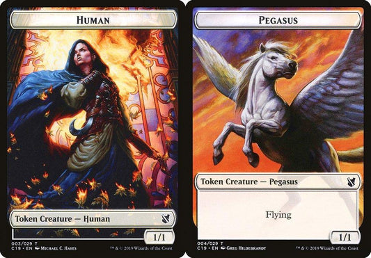 Human (003) // Pegasus (004) Double-Sided Token