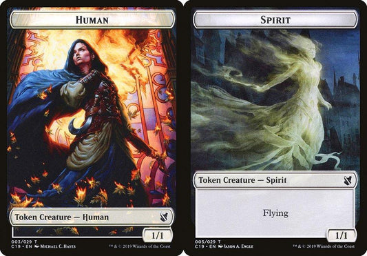 Human (003) // Spirit (005) Double-Sided Token