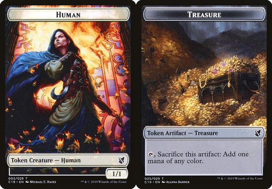 Human (003) // Treasure (025) Double-Sided Token