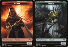 Human (010) // Insect (013) Double-Sided Token - Foil