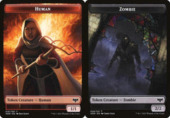 Human (010) // Zombie (008) Double-Sided Token - Foil