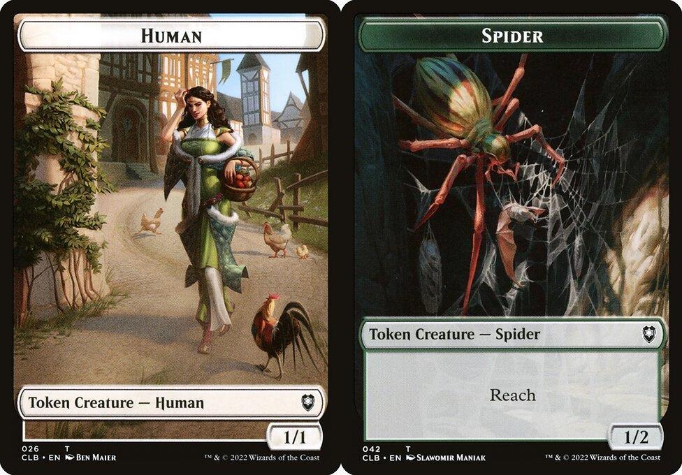 Human (026) // Spider (042) Double-Sided Token