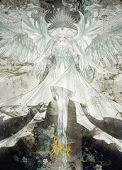 Hydaelyn, the Mothercrystal (34/53) Art Card (AFIN) - Gold-Stamped Signature