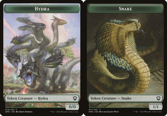 Hydra (010) // Snake (011) Double-Sided Token