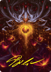 I Am Duskmourn (50/54) Art Card (ADSK) - Gold-Stamped Signature