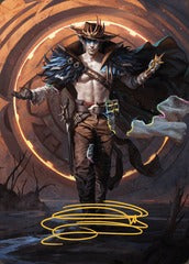 Oko, the Ringleader (29/54) Art Card (AOTJ) - Gold-Stamped Signature