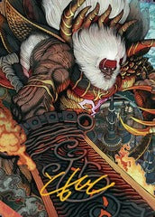Braska's Final Aeon (39/53) Art Card (AFIN) - Gold-Stamped Signature