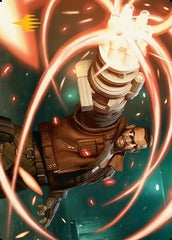 Barret Wallace (08/53) Art Card (AFIN) - Gold-Stamped Signature