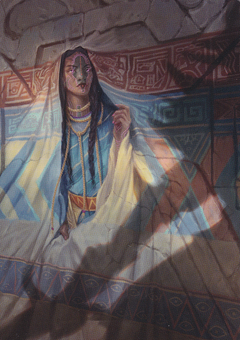 Whispersilk Cloak (80/81) Art Card