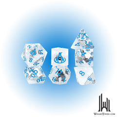 Dice Set - Inclusion Penguins 7ct