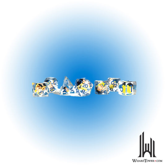 Dice Set - Invincible Battle Damaged Resin 7ct