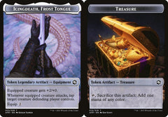 Icingdeath, Frost Tongue (002) // Treasure (015) Double-Sided Token - Foil