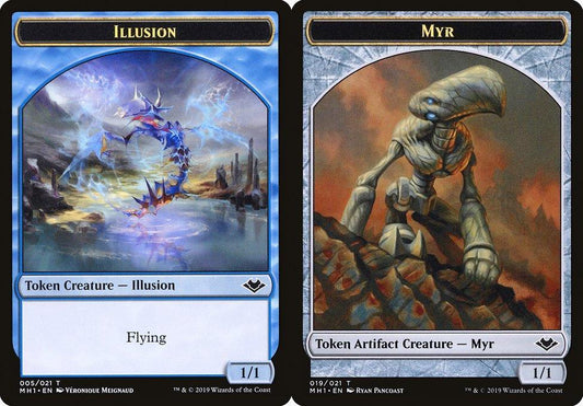 Illusion (005) // Myr (019) Double-Sided Token