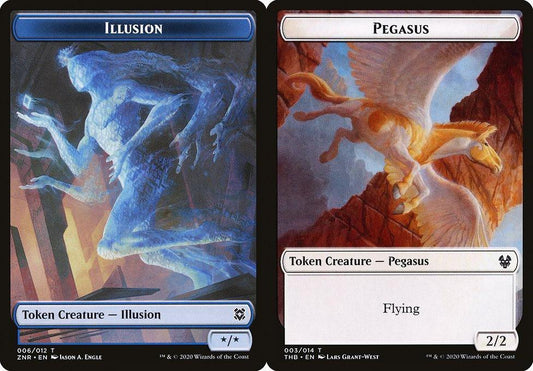 Illusion (006) // Pegasus (003) Double-Sided Token