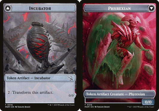 Incubator (0016) // Phyrexian (0016) Double-Sided Token - Foil