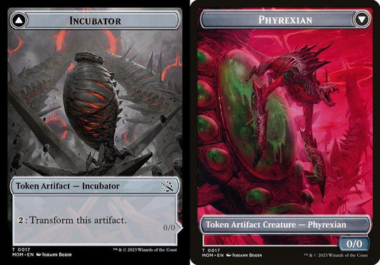 Incubator (0017) // Phyrexian (0017) Double-Sided Token - Foil