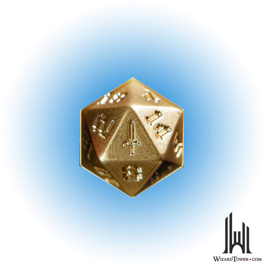 Individual Dice - Golden Chonk Mythical Sword d20