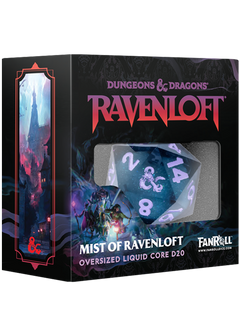Individual Dice - Mists of Ravenloft Oversized Liquid Core 25mm D20