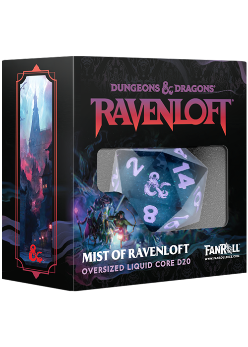 Individual Dice - Mists of Ravenloft Oversized Liquid Core 25mm D20