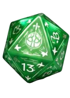 Individual Dice - Oversized Spindown The Hobbit Gift Bundle d20