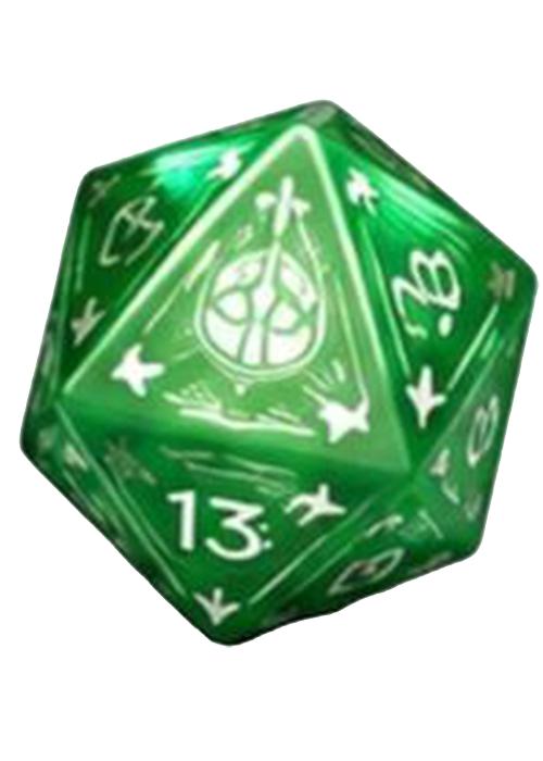 Individual Dice - Oversized Spindown The Hobbit Gift Bundle d20