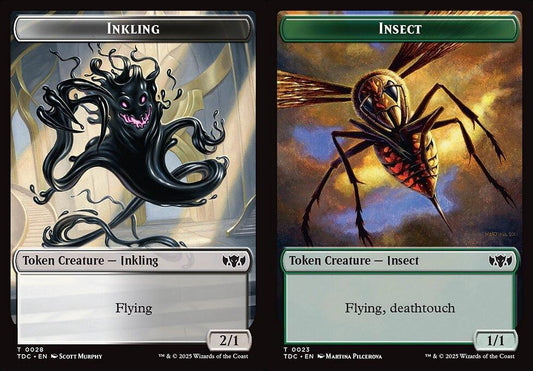 Inkling (0028) // Insect (0023) Double-Sided Token