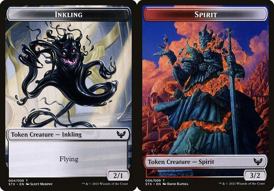 Inkling (004) // Spirit (006) Double-Sided Token - Foil