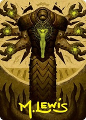 Inquisition of Kozilek (71/81) Art Card (ASTX) - Gold-Stamped Signature