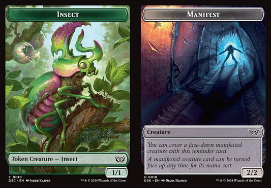 Insect (0010) // Manifest (0018) Double-Sided Token