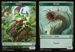 Insect (0010) // Wurm (0019) Double-Sided Token