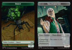 Insect (0011) // Shapeshifter (0001) Double-Sided Token