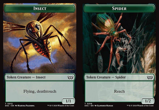 Insect (0012) // Spider (0016) Double-Sided Token