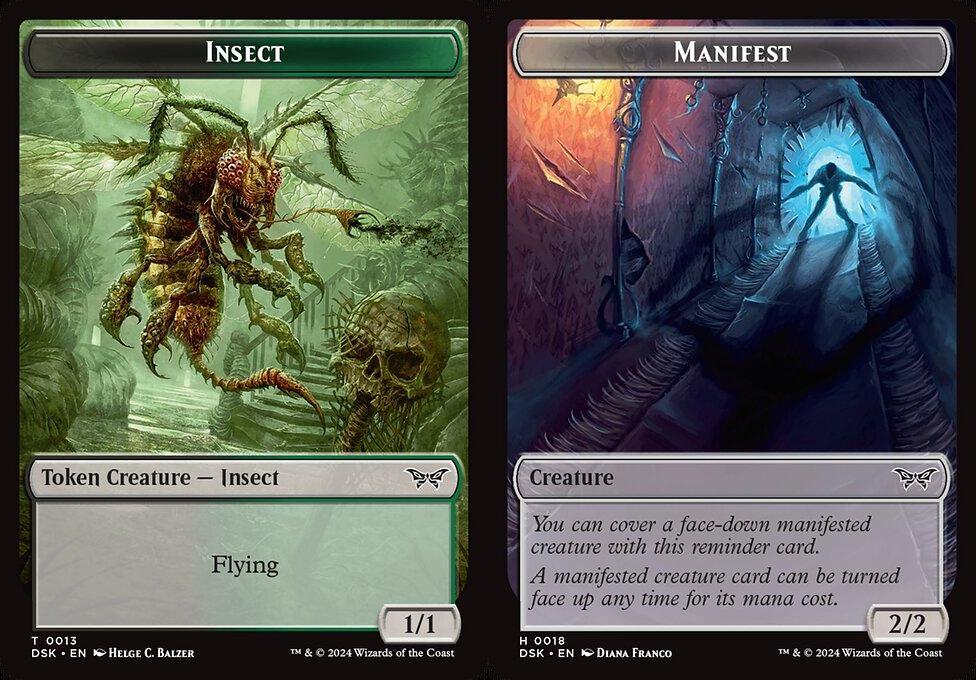 Insect (0013) // Manifest (0018) Double-Sided Token