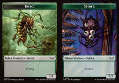 Insect (0013) // Spider (0012) Double-Sided Token - Foil