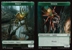 Insect (0015) // Spider (0016) Double-Sided Token - Foil