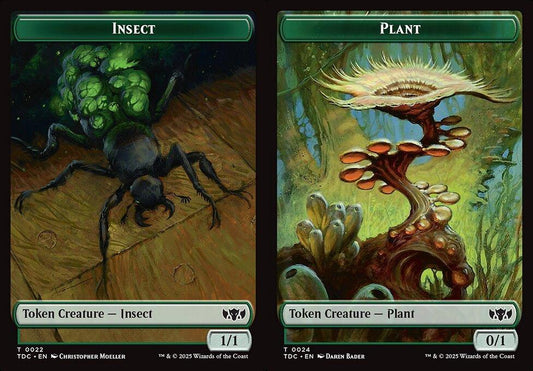 Insect (0022) // Plant (0024) Double-Sided Token