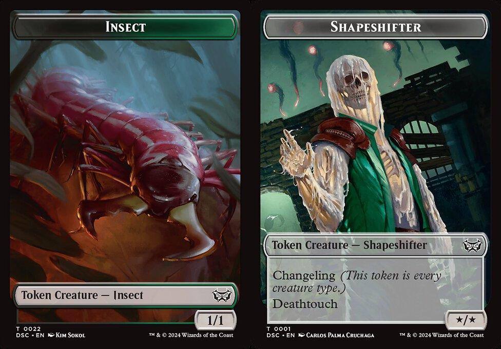Insect (0022) // Shapeshifter (0001) Double-Sided Token